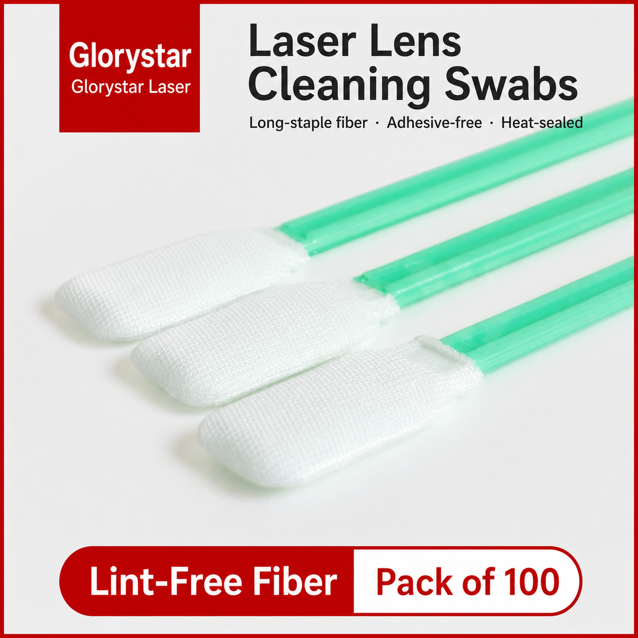 Lint-Free Cleaning Swabs for Laser Optical Lenses