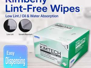Kimtech Low-Lint Wipes for Optical Lens Cleaning